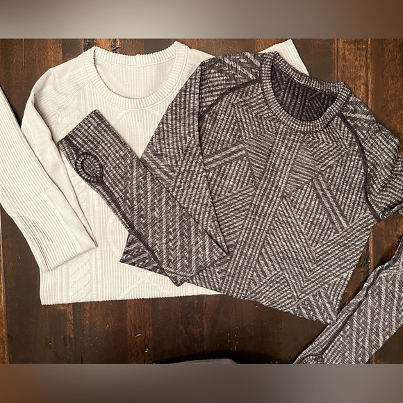 Women’s Lululemon long sleeve sweater print Swift shirt - Picture 4 of 4